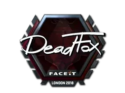 Sticker | DeadFox (Foil) | London 2018