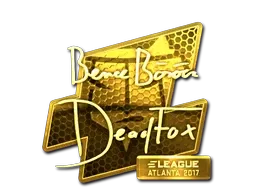 Sticker | DeadFox (Gold) | Atlanta 2017