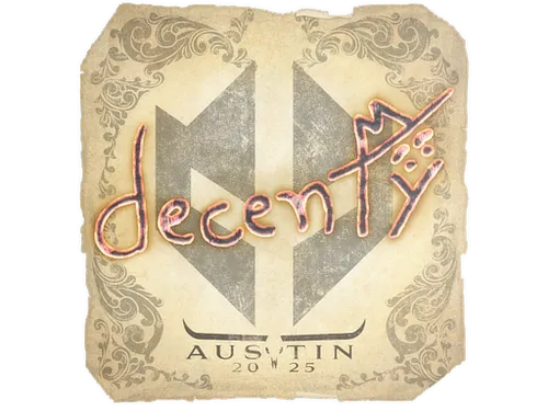 Sticker | decenty | Austin 2025