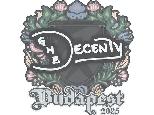 Sticker | decenty | Budapest 2025