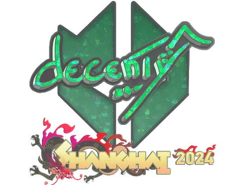 Sticker | decenty (Glitter) | Shanghai 2024