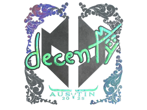 Sticker | decenty (Holo) | Austin 2025