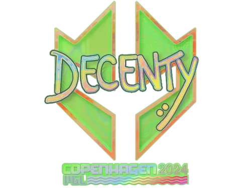 Sticker | decenty (Holo) | Copenhagen 2024