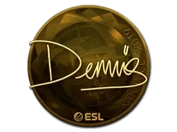 Sticker | dennis (Gold) | Katowice 2019