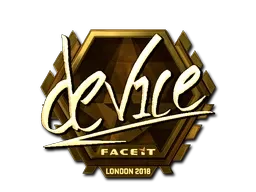 Sticker | device (Gold) | London 2018