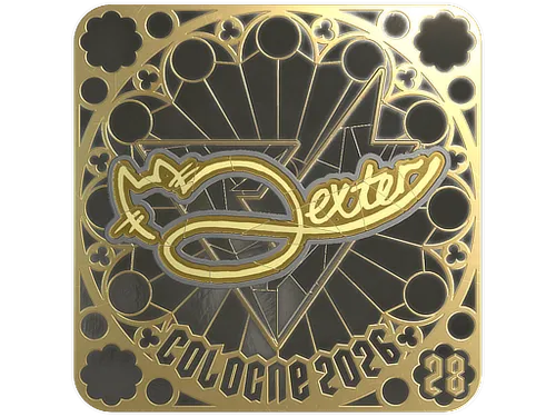 Sticker | dexter (Gold, Ranked) | Cologne 2026
