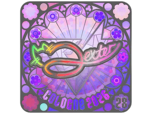 Sticker | dexter (Holo, Ranked) | Cologne 2026