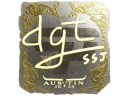 Sticker | dgt (Gold) | Austin 2025