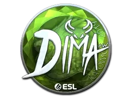 Sticker | Dima (Foil) | Katowice 2019