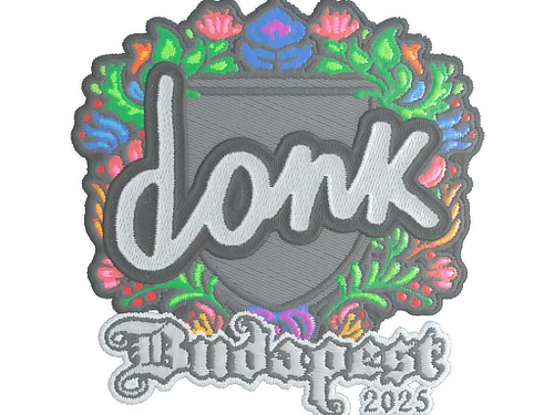 Sticker | donk (Embroidered) | Budapest 2025