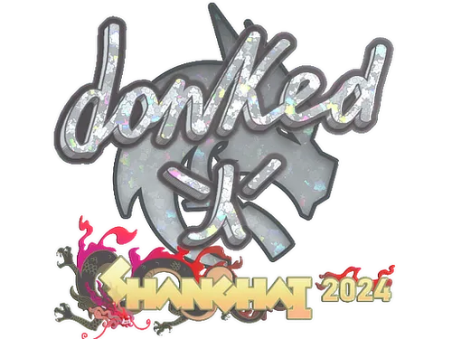 Sticker | donk (Glitter) | Shanghai 2024