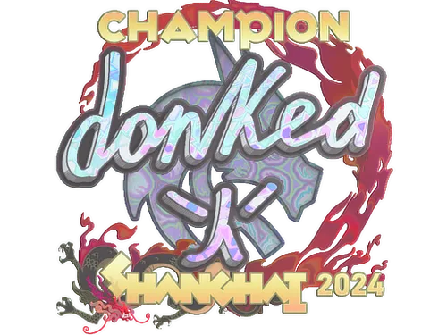 Sticker | donk (Holo, Champion) | Shanghai 2024