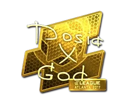 Sticker | Dosia (Gold) | Atlanta 2017