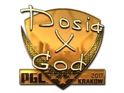 Sticker | Dosia (Gold) | Krakow 2017