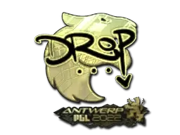 Sticker | drop (Gold) | Antwerp 2022