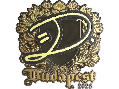 Sticker | dumau (Gold) | Budapest 2025