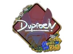 Sticker | dupreeh (Glitter) | Rio 2022