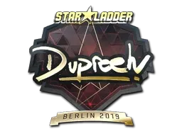 Sticker | dupreeh (Gold) | Berlin 2019