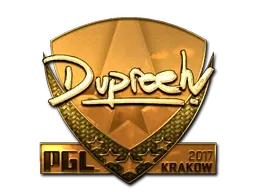 Sticker | dupreeh (Gold) | Krakow 2017