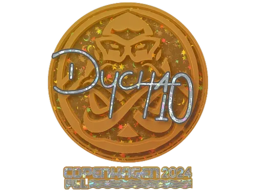 Sticker | Dycha (Glitter) | Copenhagen 2024