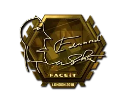 Sticker | Edward (Gold) | London 2018