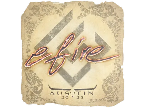 Sticker | efire | Austin 2025