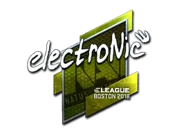 Sticker | electronic (Foil) | Boston 2018