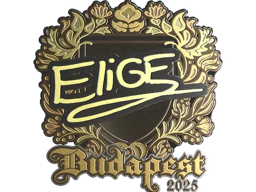 Sticker | EliGE (Gold) | Budapest 2025