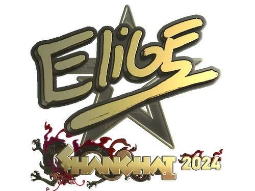 Sticker | EliGE (Gold) | Shanghai 2024