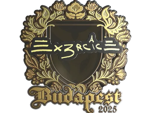 Sticker | Ex3rcice (Gold) | Budapest 2025