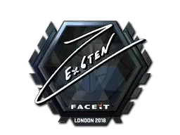 Sticker | Ex6TenZ (Foil) | London 2018