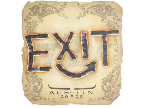 Sticker | exit | Austin 2025