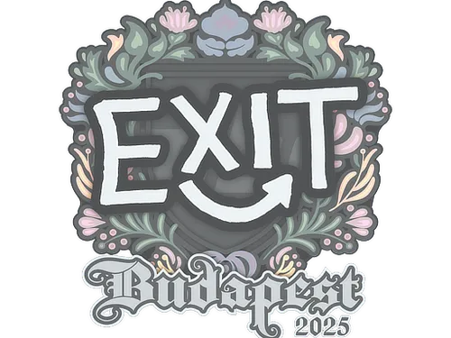Sticker | exit | Budapest 2025