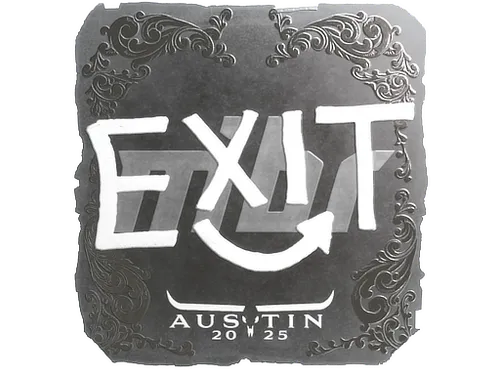 Sticker | exit (Foil) | Austin 2025