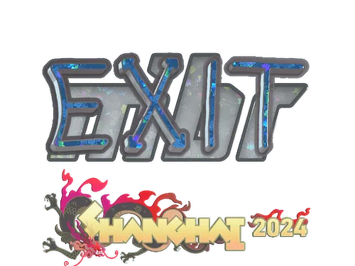 Sticker | exit (Glitter) | Shanghai 2024