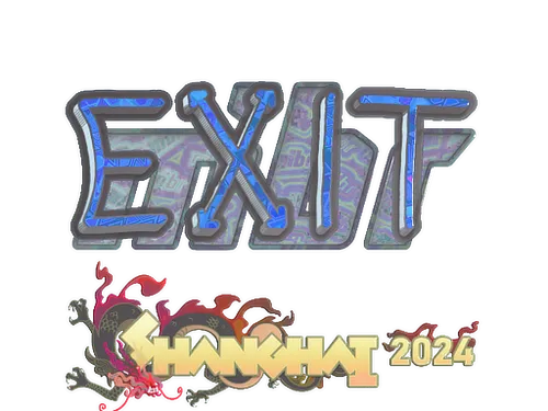 Sticker | exit (Holo) | Shanghai 2024