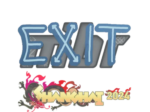 Sticker | exit | Shanghai 2024