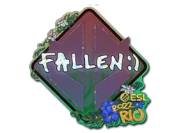 Sticker | FalleN (Glitter) | Rio 2022