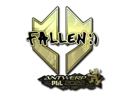 Sticker | FalleN (Gold) | Antwerp 2022