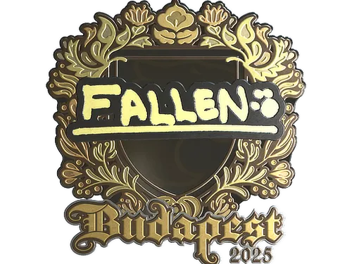 Sticker | FalleN (Gold) | Budapest 2025