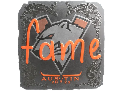 Sticker | fame (Foil) | Austin 2025