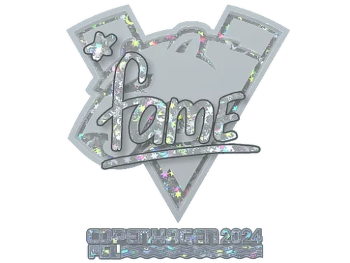 Sticker | fame (Glitter) | Copenhagen 2024