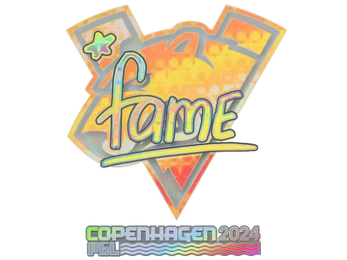 Sticker | fame (Holo) | Copenhagen 2024