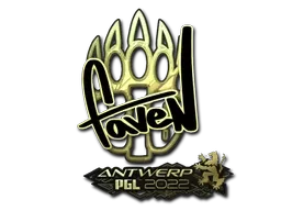 Sticker | faveN (Gold) | Antwerp 2022