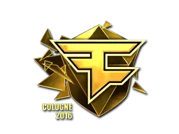 Sticker | FaZe Clan (Gold) | Cologne 2016