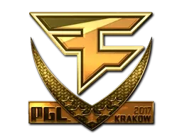 Sticker | FaZe Clan (Gold) | Krakow 2017