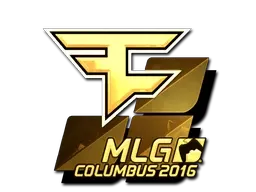 Sticker | FaZe Clan (Gold) | MLG Columbus 2016