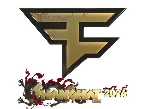 Sticker | FaZe Clan (Gold) | Shanghai 2024