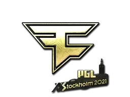 Sticker | FaZe Clan (Gold) | Stockholm 2021