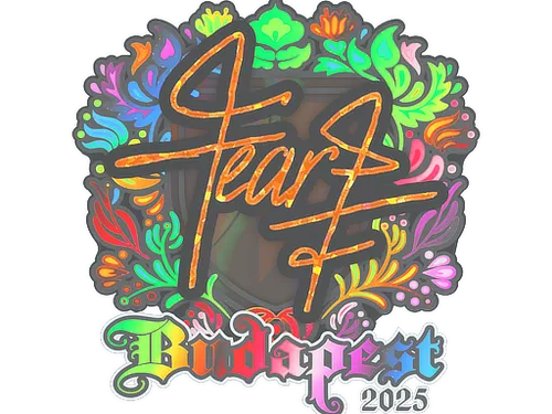 Sticker | fEAR (Holo) | Budapest 2025